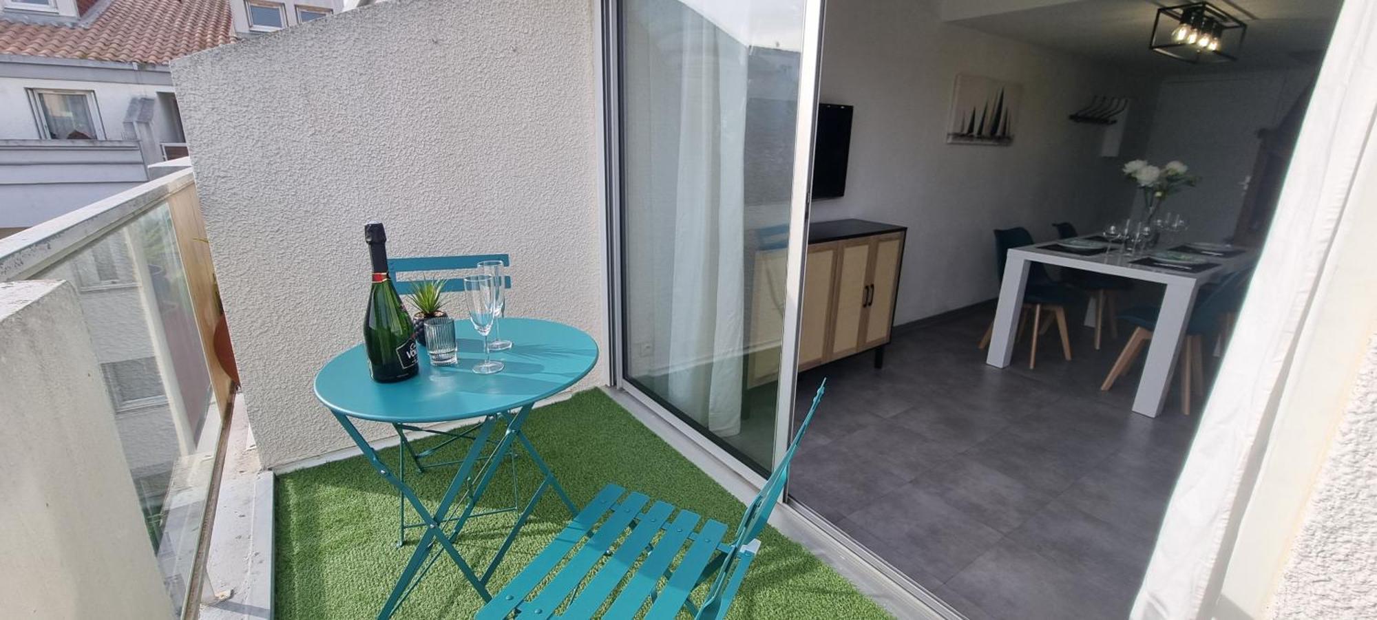 L'Ophelia Duplex Dernier Etage Balcon Centre Climatisation Sète Exterior foto